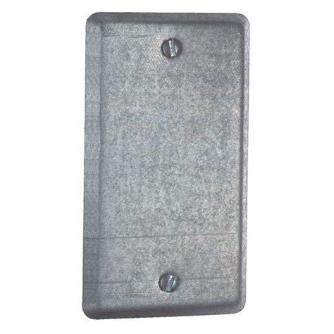 rectangle metal electrical box cover|electrical box flat blank cover.